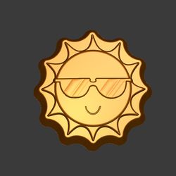 Sun sunglasses stl FILE