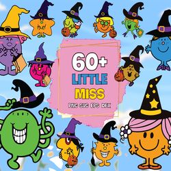 60 little miss svg bundle, halloween svg, little miss svg ,little miss png , pumpkin svg digital download