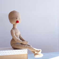 amigurumi crochet doll base pattern, doll amigurumi, pattern doll, crochet toys, digital crochet dolls, pdf (english)
