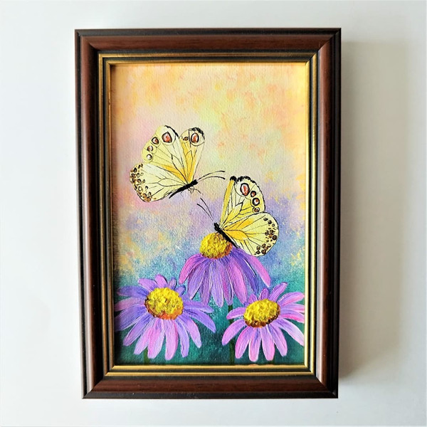 Butterflies-and-daisies-small-acrylic-painting-insects-artwork.jpg