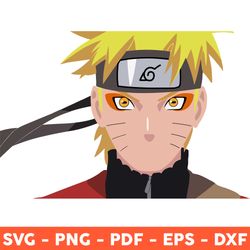 naruto face svg, naruto svg, japanese manga svg, anime svg, anime cartoon svg, png, dxf, eps - download file