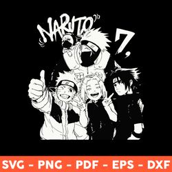 Naruto Svg, Anime Svg, Anime Manga Svg, Manga Svg Cartoon Svg Anime Svg, Silhouette Cut File, Dxf, Eps - Download File