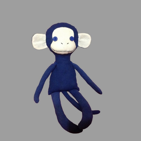 Monkey Pattern Tutorial PDF Monkey sewing pattern Monkey toy Inspire