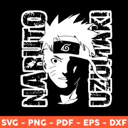 Naruto Uzumaki Svg, Manga Svg, Naruto Anime Svg, Hero Svg, Anime Cartoon Svg, Png, Eps - Download File