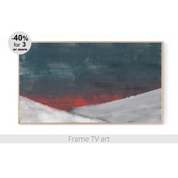 Samsung Frame Art TV landscape absrtact painting neutral nature farmhouse,  Frame TV art digital download 4K | 474