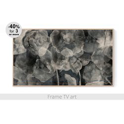 Samsung Frame TV Art abstract neutral flowers modern botanical spring, Frame TV art Digital Download file 4K | 476