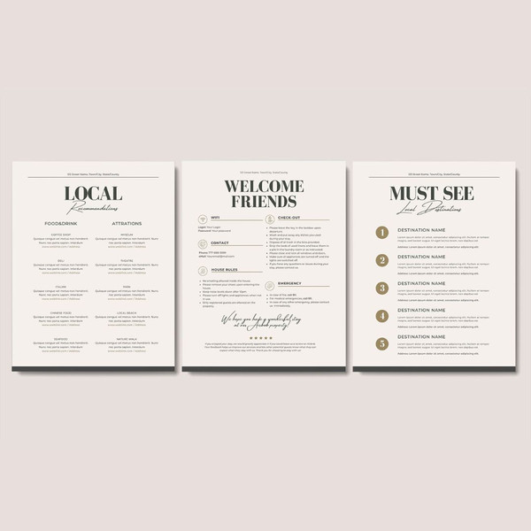 15 Airbnb Welcome Sign Template, 15 Posters, VRBO guest book, house manual template, Guest guide, Airbnb decor (3).jpg