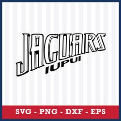 iupui jaguars logo svg, iupui jaguars  svg, ncaa svg, sport svg, png dxf eps digital file