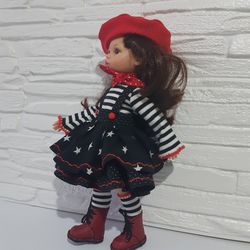 A dress for a Paola Reina doll with a height of 32-34 cm (13 inches).