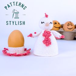 Easter Table Decor  a DIY Crochet Pattern for Chicken Egg Holders