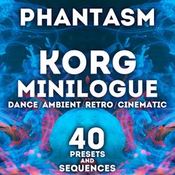 korg minilogue - "phantasm" 40 presets and sequences
