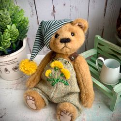 teddy bear/plush bear/plush toy/handmade toy/gift