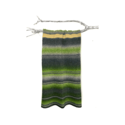 Scarf woolen knitted. GREENSTONE