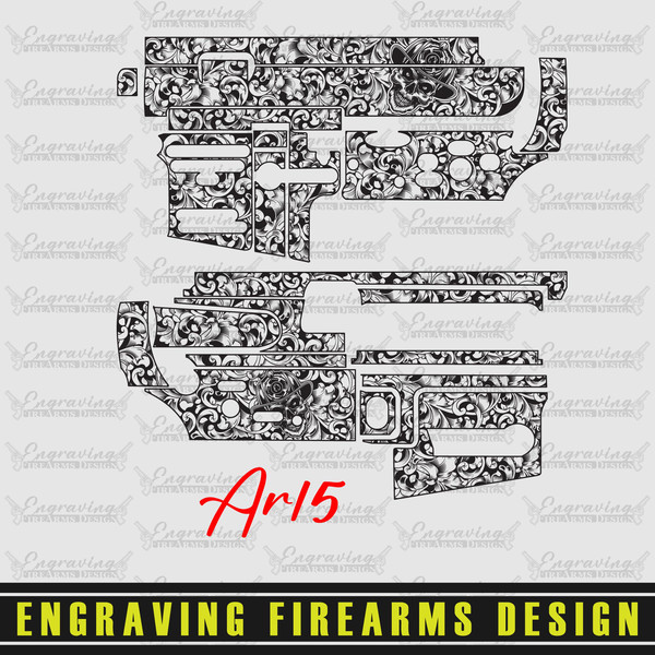 Engraving-Firearms-Design-AR15-Scroll-With-Skull-Design.jpg