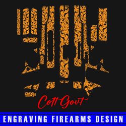 Engraving Firearms Design Colt Govt Model Scroll Design
