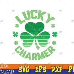 lucky charmer svg, eps, png, dxf, digital download