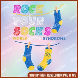 Rock Your Socks Png, Down Syndrome Awareness Png, Socks Png, Png High Quality, Png, Digital Download