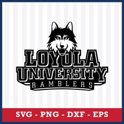 loyola ramblers svg, logo ncaa svg, sport svg, png dxf eps digital file