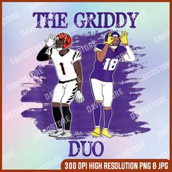 the griddy duo png, png high quality, png, digital download