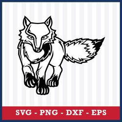 Logo Marist Red Foxes Outline Svg, NCAA Logo Svg, Sport Svg, Png Dxf Eps Digital File