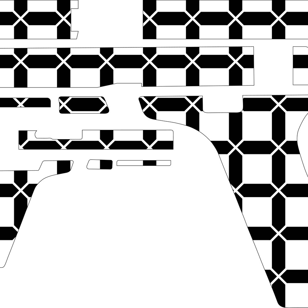 Glock 17 Gen 5 Hand Gun Design Custom, Ai, Vector, SVG, DXF, PNG, Digital25usd.jpg