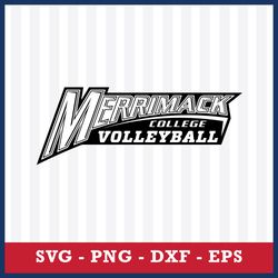 logo merrimack warriors outline svg, ncaa logo svg, sport svg, png dxf eps digital file