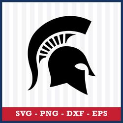 logo michigan state spartans outline svg, ncaa logo svg, sport svg, png dxf eps digital file