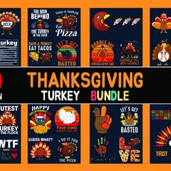 30 thanksgiving svg bundle, fall svg bundle, thanksgiving svg, turkey svg, fall svg designs file cut digital download