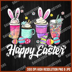 easter coffee bunny latte coffee christian easter day 2023 png, easter png, happy easter png, easter day png, easter