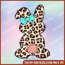 easter leopard bunny rabbit palm sunday girls women kids, easter png, happy easter png, easter day png, easter