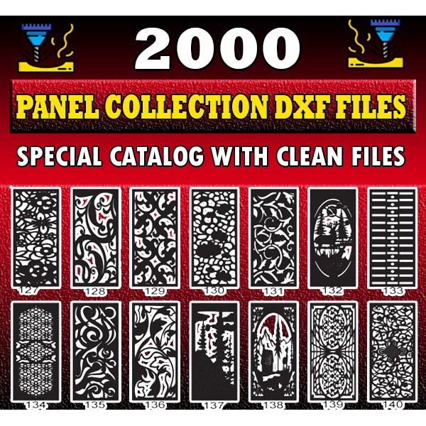 2000 file dxf for cnc, catalog cnc, Patterns Panel Templates - Inspire ...