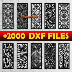 2000 file dxf for cnc, catalog cnc, Patterns Panel Templates designs DXF File, catalog dxf, laser cut, designs