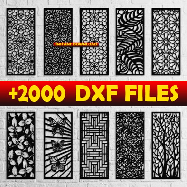 Sample Cnc File 2000 file dxf for cnc, catalog cnc, Patterns Panel Templates | Inspire ...