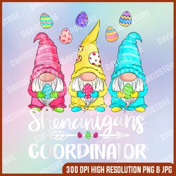 shenanigans coordinator egg hunt squad gnomes easter day png, shenanigans coordinator png, easter png, happy easter png