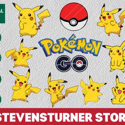 pokemon svg bundle, pokemon clipart, pikachu svg, pokemon layered, for cricut, file cut, bundle svg - download file