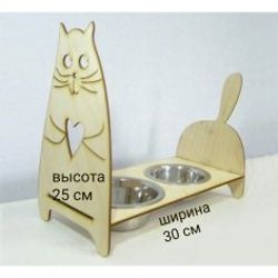 Digital Template Cnc Router Files Cnc Cat Feeder Files for Wood Laser Cut Pattern