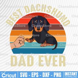 best dachshund dad ever png, gift idea gifts dog lover , dogs papa doxie love png