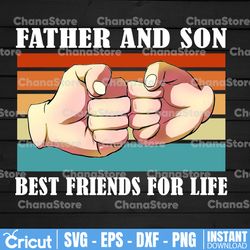 father and son svg father's day daddy best friends download graphics cut with cricut