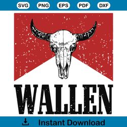 Wallen Bullhead SVG Wallen The Bull SVG Cricut For Files Design