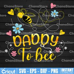 daddy to bee est 2022 png file, new dad to be pregnancy announcement png