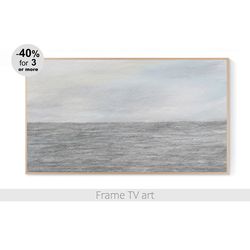 Samsung Frame TV Art abstract landscape neutral minimalist painting, Frame TV Art instant digital download 4K | 385