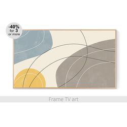 Frame Tv Art Download 4K, Samsung Frame TV art abstract neutral geometric boho modern instant download artwork  | 556
