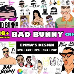 Bad Bunny Svg Bundle, Bad Bunny Png, Un Verano Sin Ti Png, Bad Bunny Merch, Bebesota Png, Bundle Svg - Download