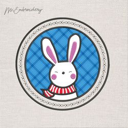 Applique Bunny Machine Embroidery Design download