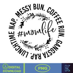 Messy Bun Day PNG, Messy Bun PNG, Hobby Design, Messy Bun Design, Sublimation Design, Digital Print Digital Download (17