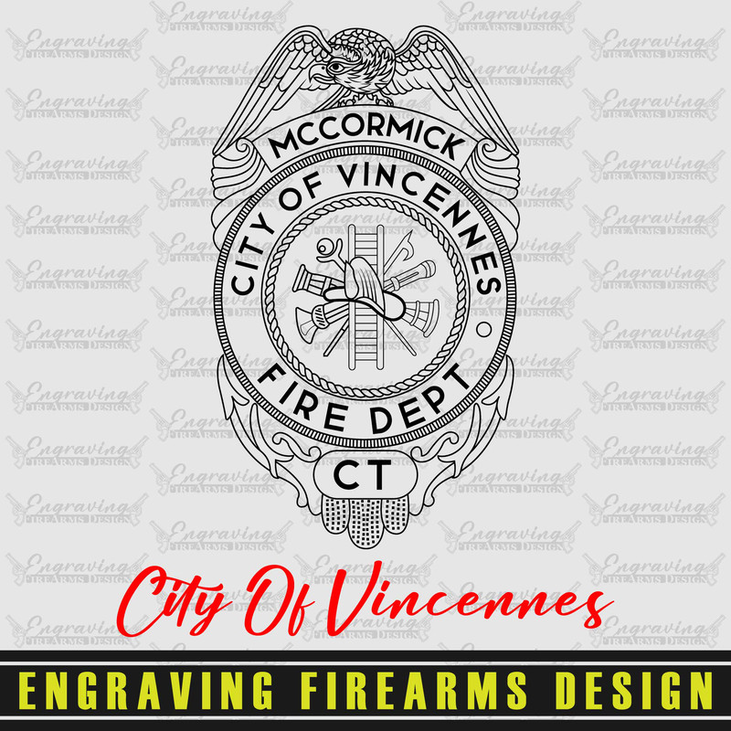 Engraving-Firearms-Design-City-of-Vincennes-Badge.jpg