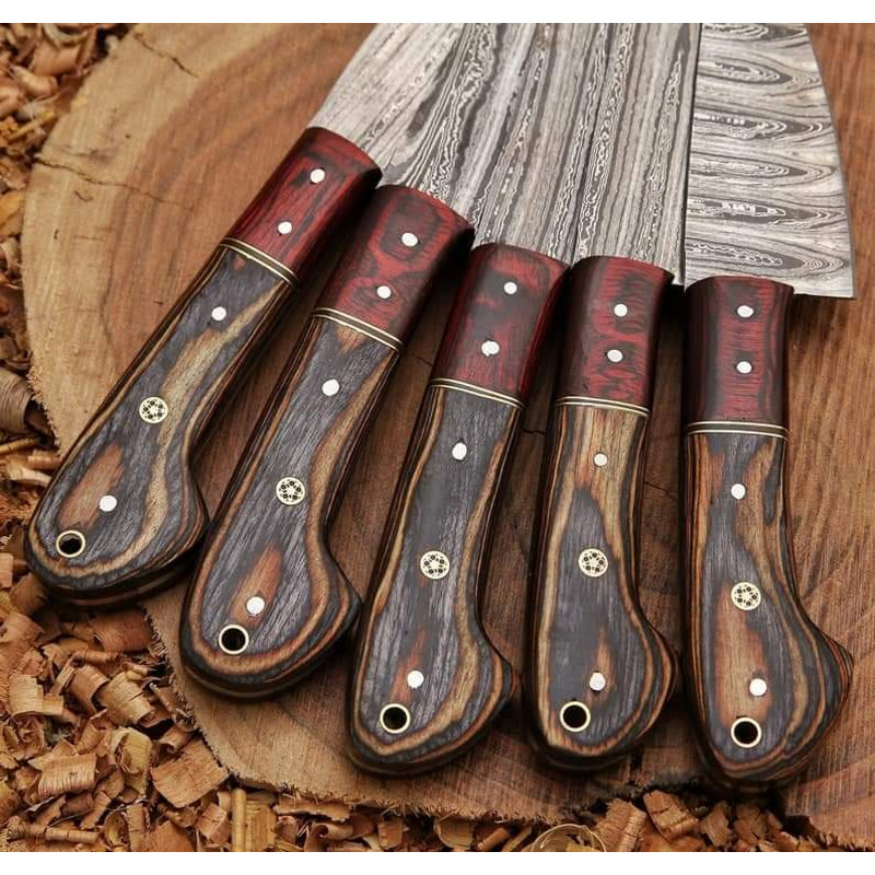 Carbon Steel Chef Knives Set