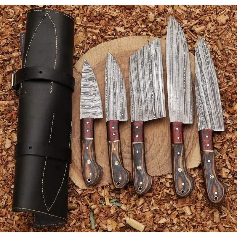 Carbon Steel Chef Knives Set