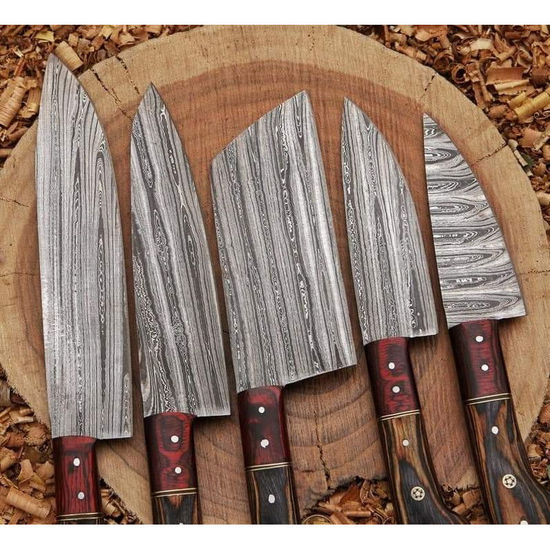 Carbon Steel Chef Knives Set