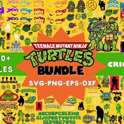 ninja turtle bundle svg, ninja turtle birthday invitation svg, teenage mutant ninja turtle svg, bundle svg - download